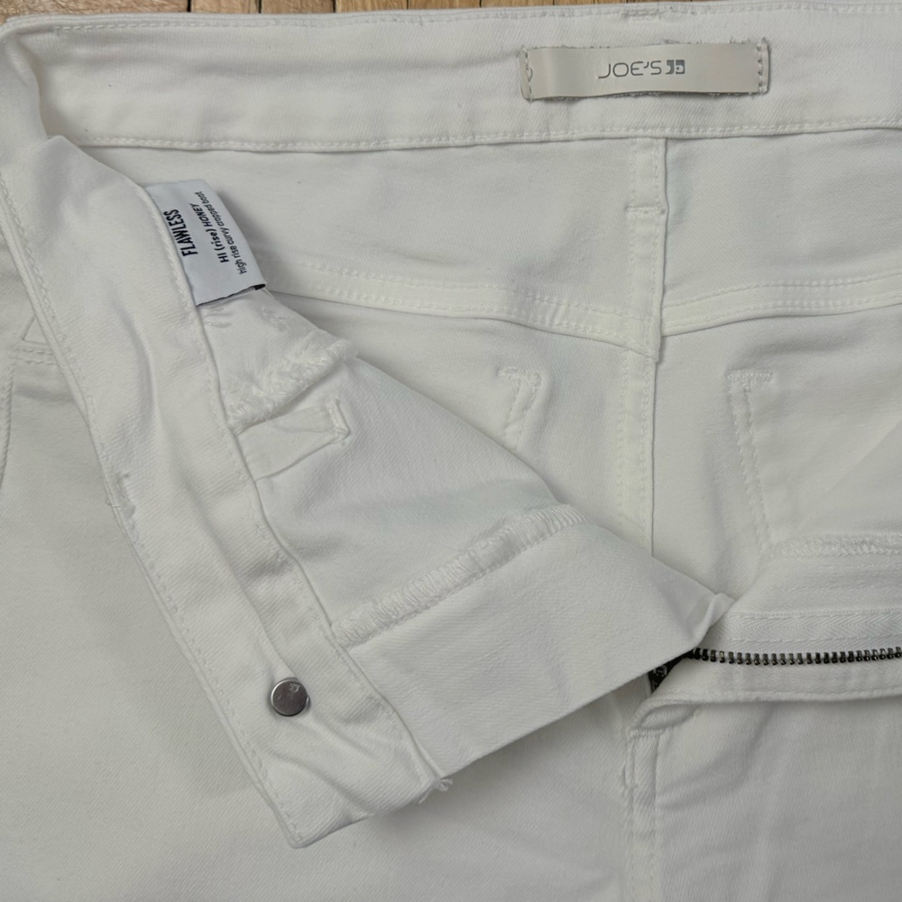 Joe’s White Women’s Jeans Hi Rise Honey curvy cropped boot cut jeans size W28 - Picture 3 of 6